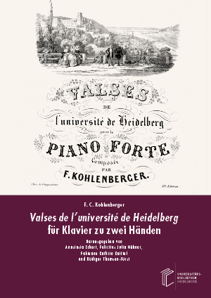 Cover: Valses de l’université de Heidelberg für Klavier zu zwei Händen