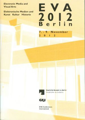 Cover: Konferenzband EVA 2012 Berlin Elektronische Medien & Kunst, Kultur, Historie
