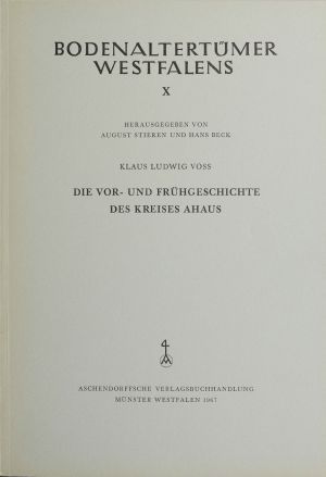 Cover: Die Vor- und Frühgeschichte des Kreises Ahaus