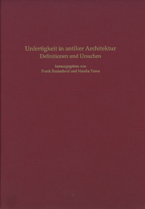 Cover: Unfertigkeit in antiker Architektur