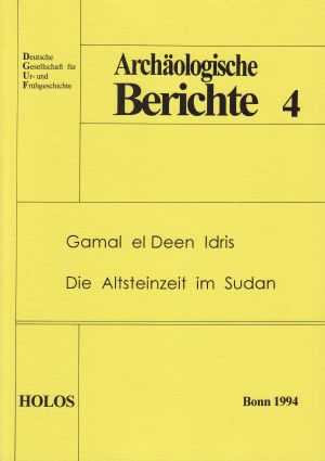 Cover: Die Altsteinzeit im Sudan