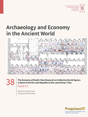 Cover: The Economy of Death: New Research on Collective Burial Spaces in Rome from the Late Republic to the Late Roman Time
